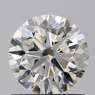 0.81 Carat Round H VS1 VG EX GIA Natural Diamond