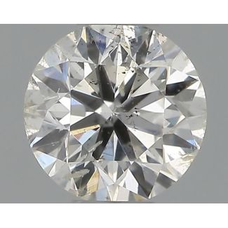 0.30 Carat Round H SI2 VG EX IGI Natural Diamond