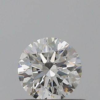 0.37 Carat Round G VS2 EX GIA Natural Diamond