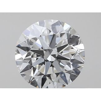 0.4 Carat Round G VVS2 VG EX GIA Natural Diamond