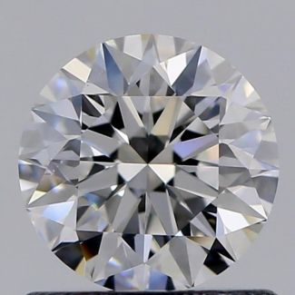 0.72 Carat Round E VS2 EX GIA Natural Diamond