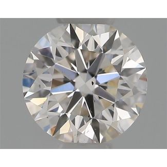 0.30 Carat Round H VS2 EX GIA Natural Diamond