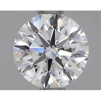 0.80 Carat Round G SI1 VG EX GIA Natural Diamond