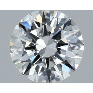 0.57 Carat Round E VVS1 EX GIA Natural Diamond