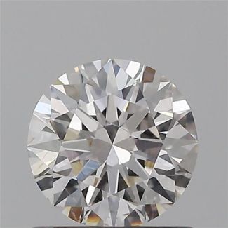 0.65 Carat Round F SI1 EX GIA Natural Diamond