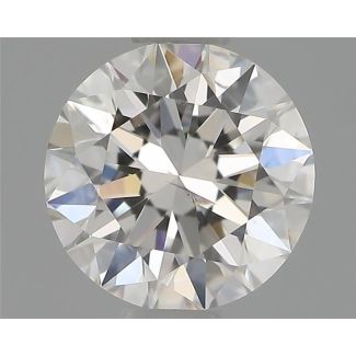 0.50 Carat Round E SI2 EX VG GIA Natural Diamond