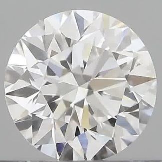 0.54 Carat Round E VVS2 EX GIA Natural Diamond