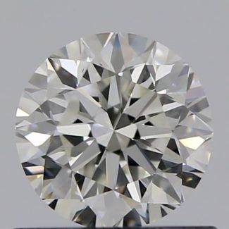 0.61 Carat Round I VVS1 VG EX GIA Natural Diamond