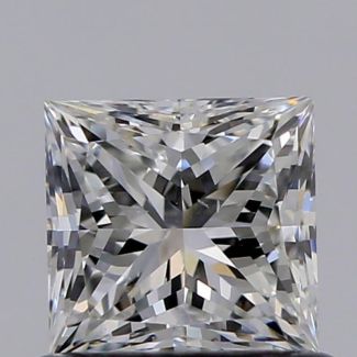 0.62 Carat Princess F VS2 - VG GIA Natural Diamond