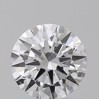 0.50 Carat Round D VVS2 EX GIA Natural Diamond