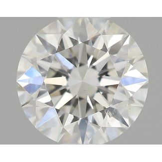 0.4 Carat Round I SI1 EX GIA Natural Diamond