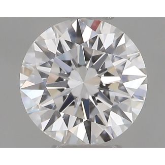 0.5 Carat Round D VVS2 EX VG GIA Natural Diamond