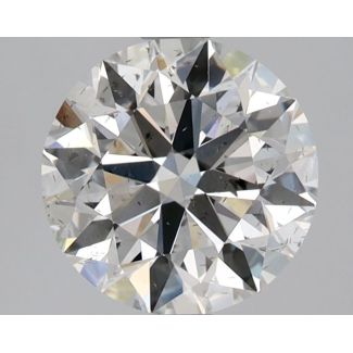 1.63 Carat Round G SI2 EX GIA Natural Diamond