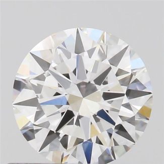 0.55 Carat Round F VVS1 EX GIA Natural Diamond