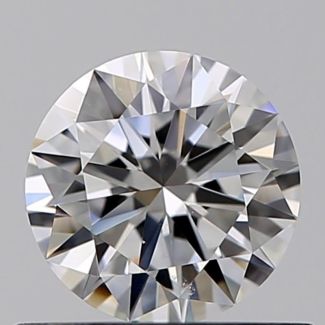 0.46 Carat Round F VS2 EX GIA Natural Diamond