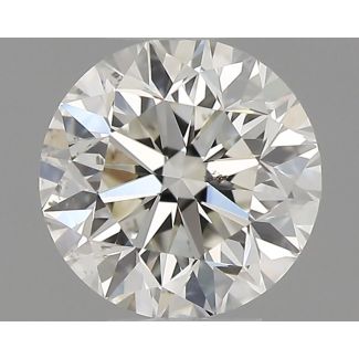 0.70 Carat Round J SI1 GD EX VG GIA Natural Diamond