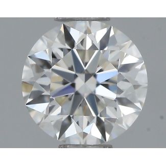 0.46 Carat Round G VVS1 EX GIA Natural Diamond