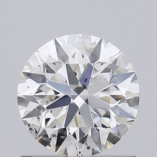 0.85 Carat Round G SI2 EX GIA Natural Diamond