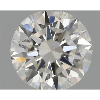 0.40 Carat Round G VS2 EX VG GIA Natural Diamond