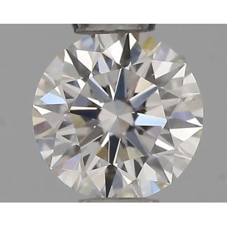 0.32 Carat Round H VVS1 EX IGI Natural Diamond