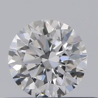 0.35 Carat Round D VVS1 EX GIA Natural Diamond