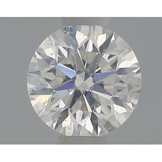 0.43 Carat Round G SI2 VG EX GIA Natural Diamond