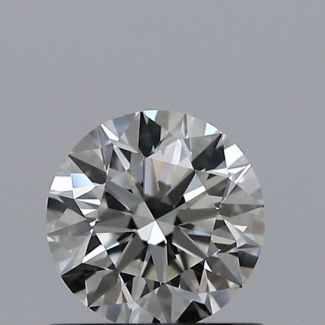 0.60 Carat Round I IF EX GIA Natural Diamond