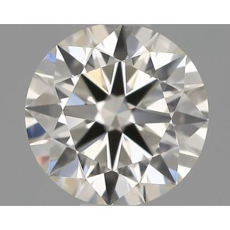 0.56 Carat Round H VS2 EX IGI Natural Diamond