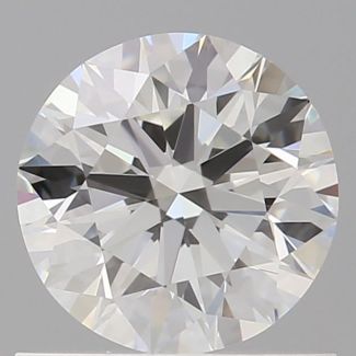 0.82 Carat Round H VVS2 EX GIA Natural Diamond