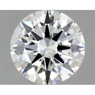 0.6 Carat Round G VVS1 EX GIA Natural Diamond