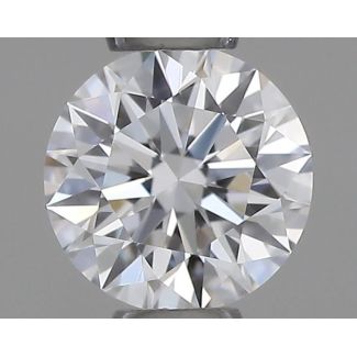 0.28 Carat Round D VVS1 EX GIA Natural Diamond