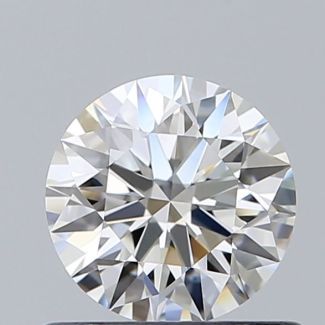 0.62 Carat Round H IF EX GIA Natural Diamond