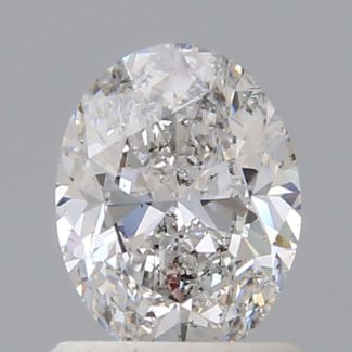 1.00 Carat Oval D SI2 - VG GD GIA Natural Diamond