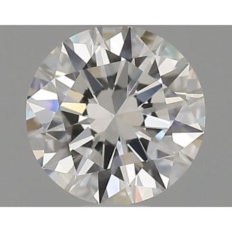 0.63 Carat Round F VS1 EX GD GIA Natural Diamond