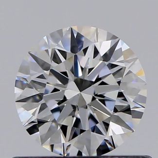 0.53 Carat Round F VS1 EX GIA Natural Diamond