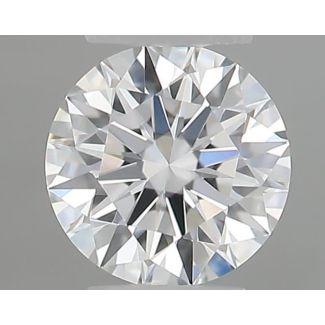 0.24 Carat Round F VVS1 EX GIA Natural Diamond