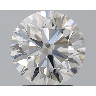 2.5 Carat Round G VVS2 EX GIA Natural Diamond