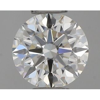 0.41 Carat Round G VVS1 EX IGI Natural Diamond