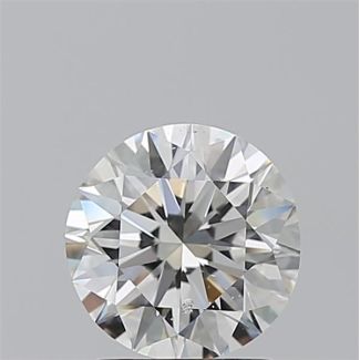 1.5 Carat Round G SI1 EX VG GIA Natural Diamond