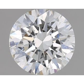 0.95 Carat Round E SI2 EX GIA Natural Diamond