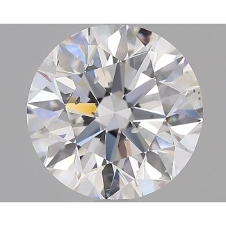 1.5 Carat Round D SI2 EX GIA Natural Diamond