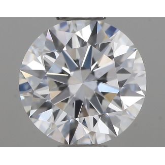 0.55 Carat Round E VVS2 EX GIA Natural Diamond