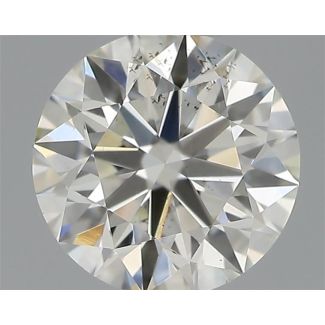 0.40 Carat Round H SI1 EX IGI Natural Diamond