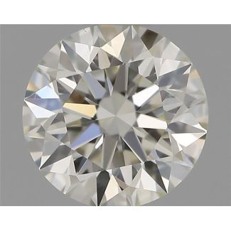 0.52 Carat Round H VS1 EX IGI Natural Diamond