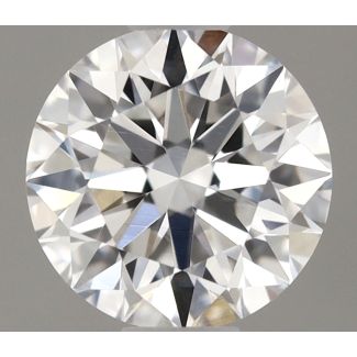 0.46 Carat Round D VVS1 EX GIA Natural Diamond