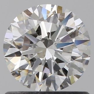 0.80 Carat Round H VVS2 EX GIA Natural Diamond