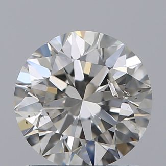 1.00 Carat Round H SI2 VG EX GIA Natural Diamond