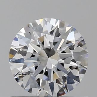 0.6 Carat Round D VVS1 EX GIA Natural Diamond