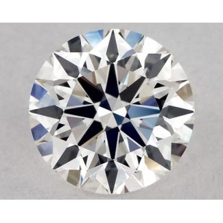 0.6 Carat Round F VVS2 EX GIA Natural Diamond