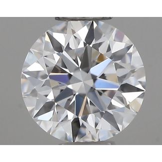 0.36 Carat Round E VVS1 EX GIA Natural Diamond